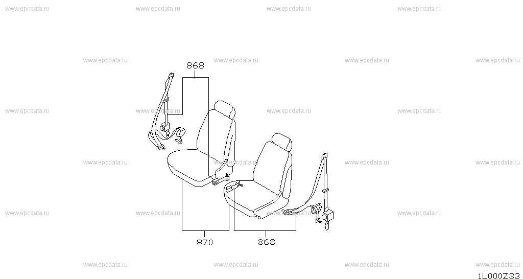 Seat & seat belt